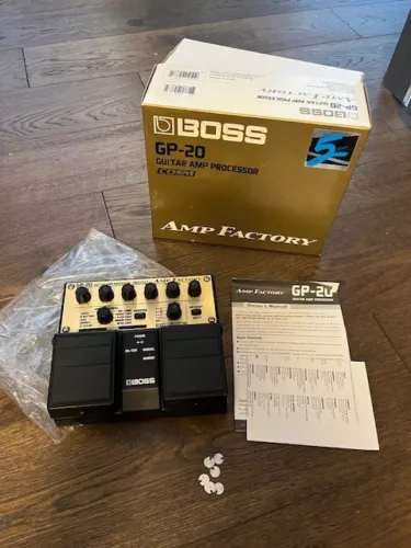 BOSS GP-20 Amp Factory Twin Pedal GUITAR AMP PROCESSOR w/Original Box +