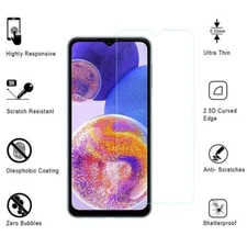 For Samsung Galaxy A23 5G  9H  Clear HD Tempered Glass Screen Protector