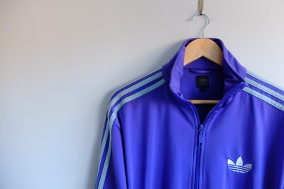 adidas Originals Trainingsjacke hell lila grau Firebird TT Trefoil M 2010