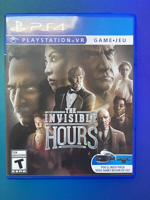 Invisible Hours - PS4 game - U.S Version - COMPLETE - Playstation VR