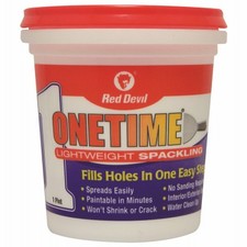Onetime Lightweight Spackle, Pre-Mixed, Pt.. - 0548