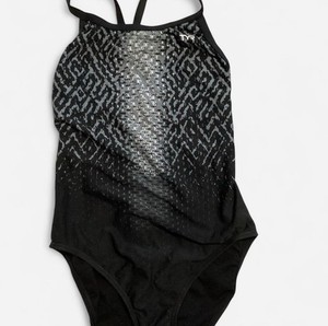 TYR Women's One Piece Competitive Swimwear Swimsuit Size 36 Swimming