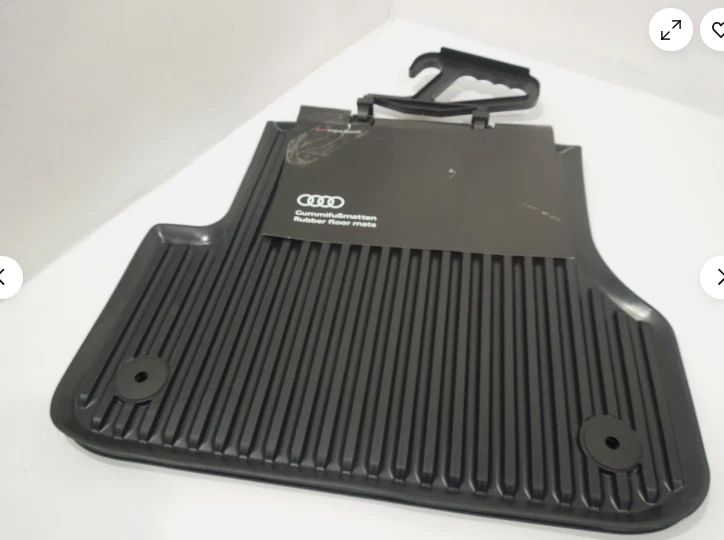 Nuevo Juego de alfombrillas de goma delanteras y traseras originales Audi A7 2015-2018 - 4G8061501B/4G0061511 Foto 4 de 4