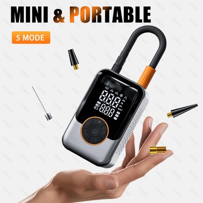 Electric Air Pump For Car, Portable Tire Inflator, Air Injector