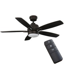 Fawndale 46 in. Indoor Integrated LED Bronze ...
