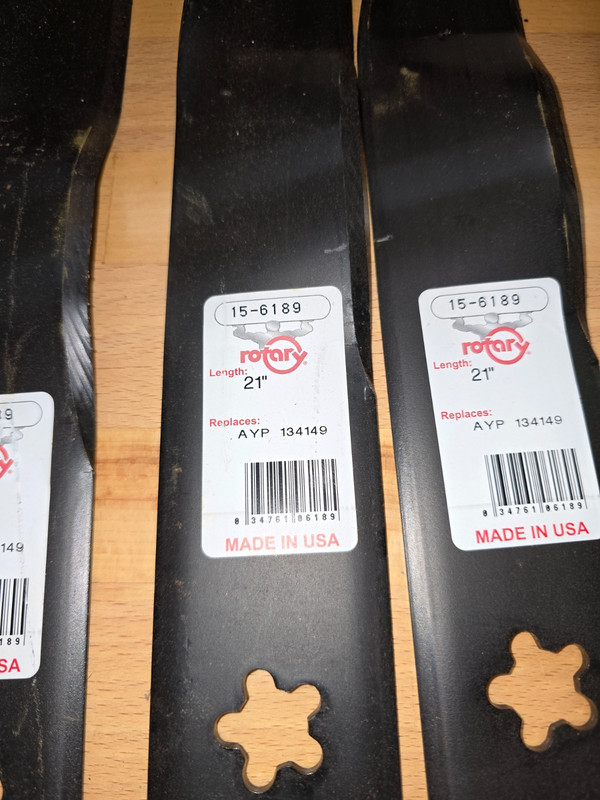 4 Copperhead 6189 Mulcher Mower Blade For 42 inch Cut AYP/Roper/Sears 134149