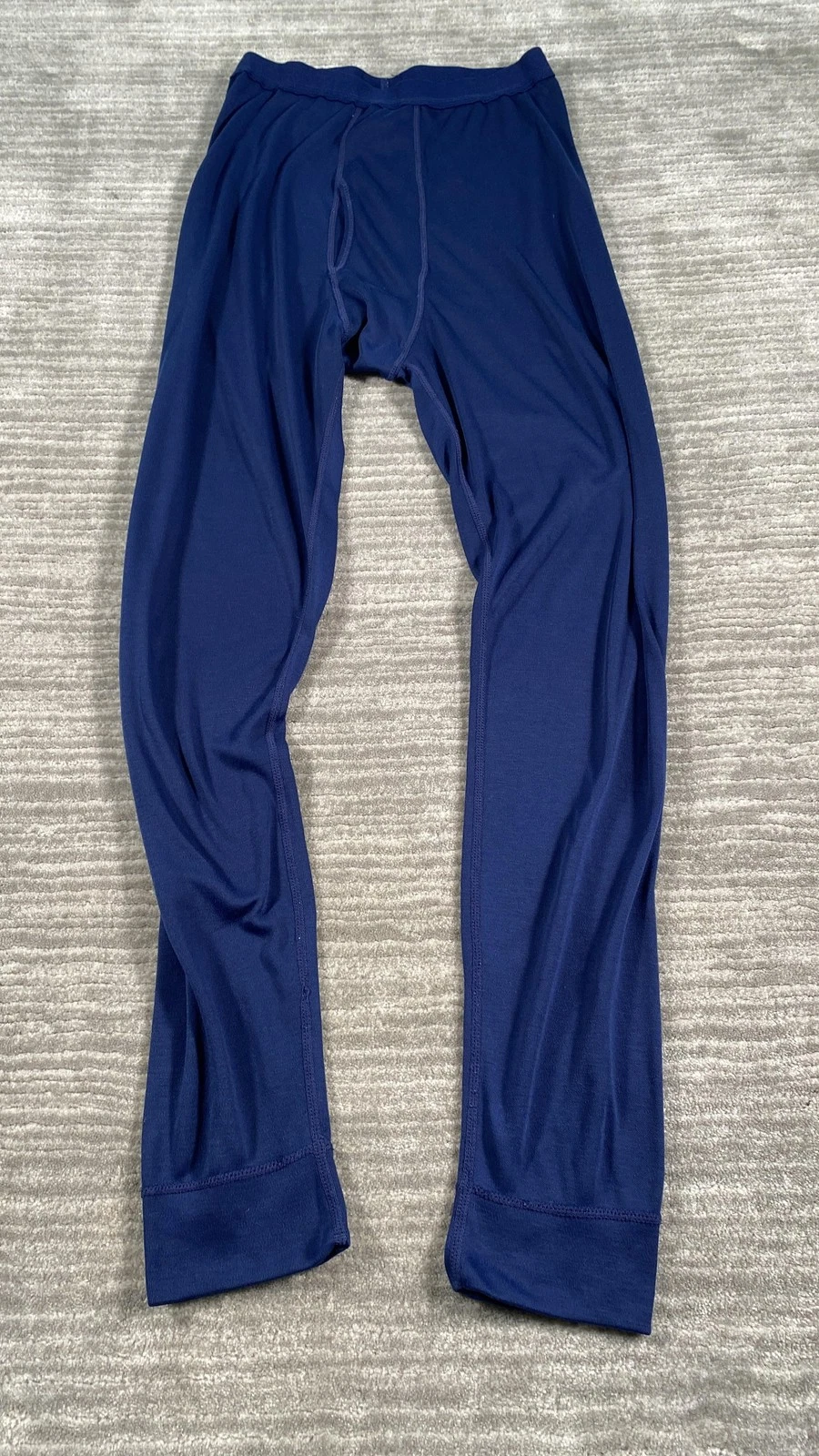 Patagonia Capilene Long Johns Mens Large Blue Thermal Base Layer Made USA