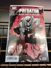 PREDATOR BLACK WHITE & BLOOD #4 A Cvr