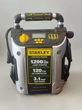 Stanley Portable Power 1200 Peak Amp Jump Starter 120 Psi Air Compressor