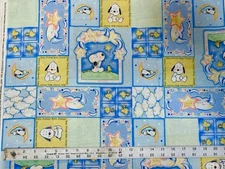 VINTAGE 2003 Starlight Snoopy Patch, Peanuts - 15” x 45” piece