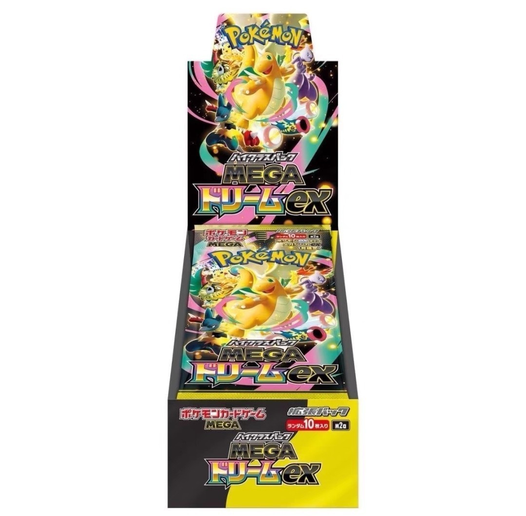 MEGA Dream ex M2a Booster Box Pokemon Card Japanese w/Shrink“New Sealed”TCGGift*