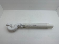 P-Trap for Pedicure Massage Spa Chair PVC 1-3/4" and 1-1/2" Flexible Drain Pipe