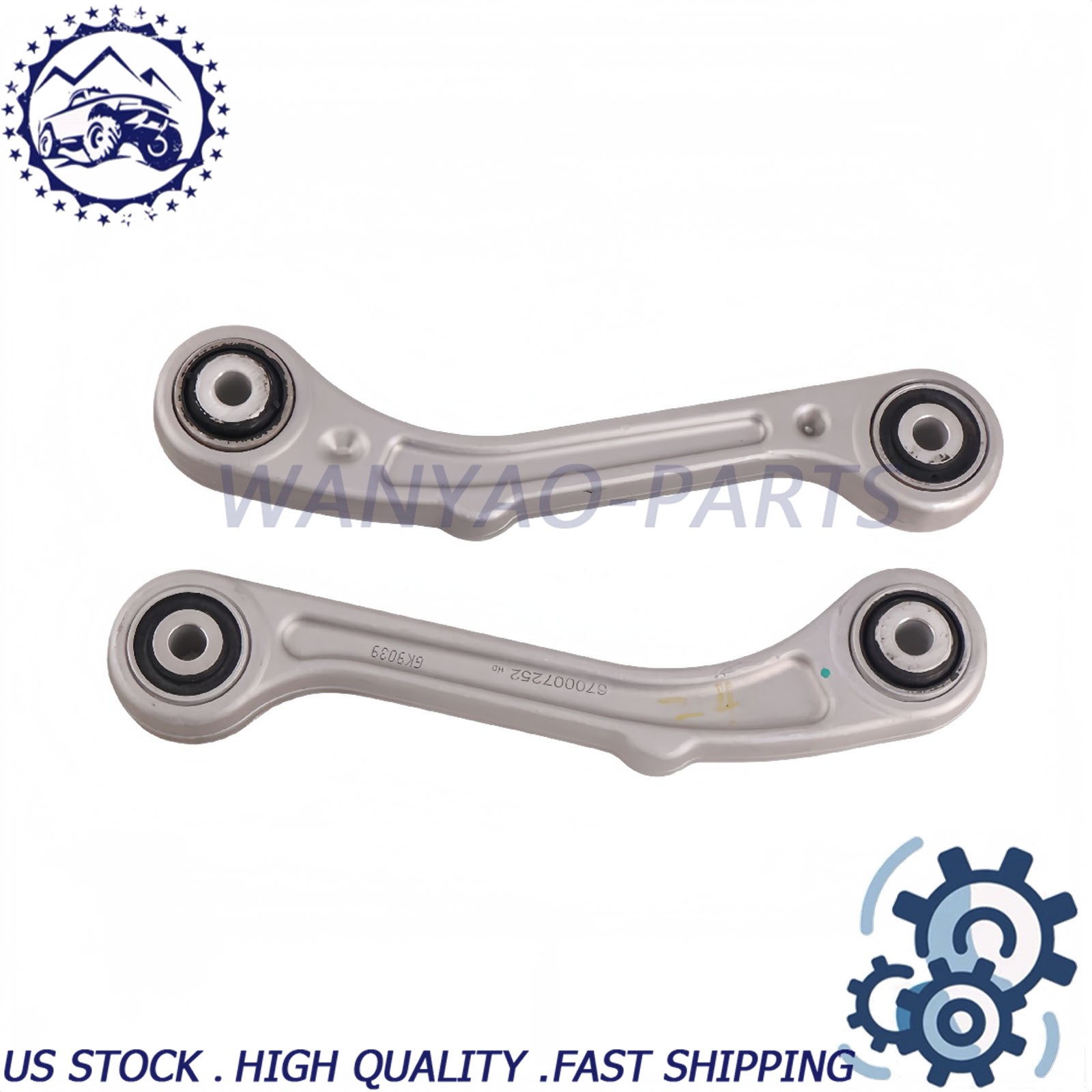 For Maserati Ghibli Quattroporte 2014+ 2X New Rear Upper/Lower Control Arms US