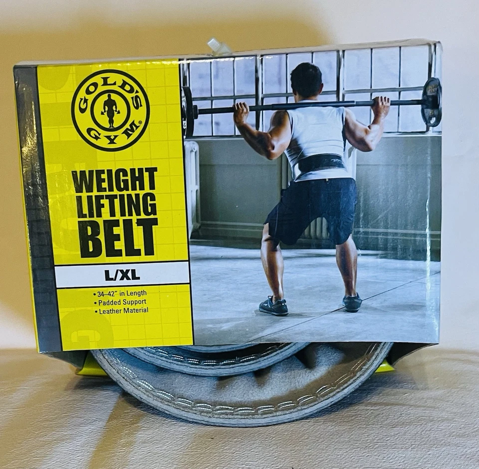 Cinturón de levantamiento de pesas Gold's Gym talla L/XL 34”-42” - nuevo en caja Foto 2 de 4