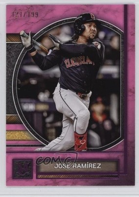 2025 Topps Museum Collection Pink Sapphire /199 Jose Ramirez José Ramírez 1oo0