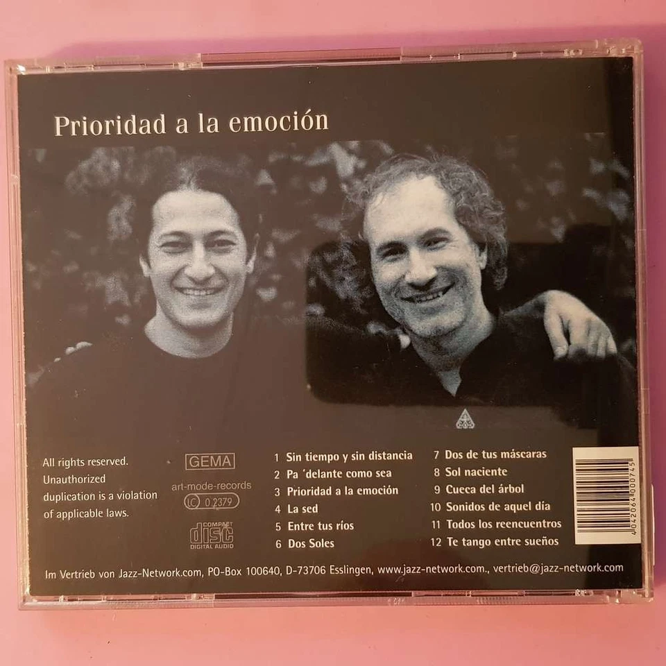 QUIQUE SINESI & DANIEL MESSINA Prioridad A La Emocion EX/EX (CD) - Bild 4 von 4