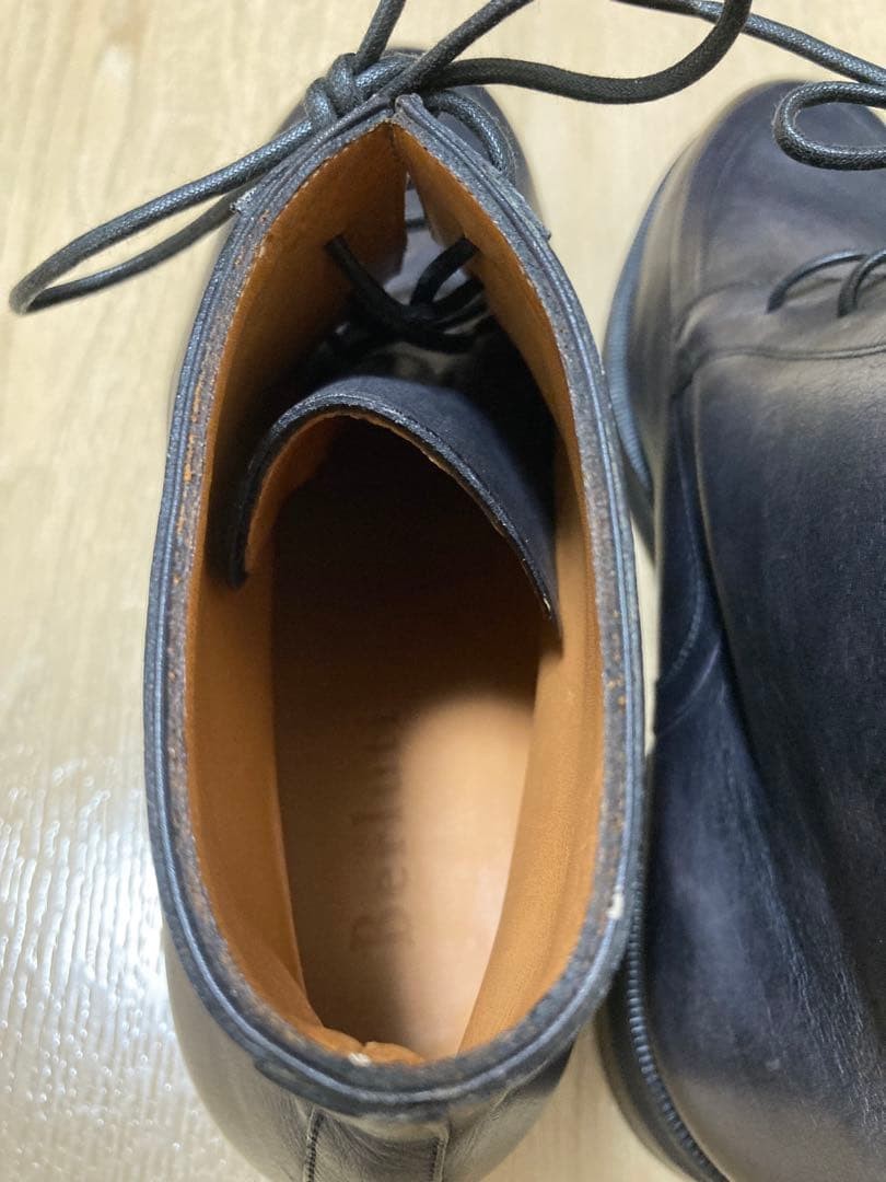 Berluti Leather Boots Unused Black Patina Rare Work Boot Style image 6