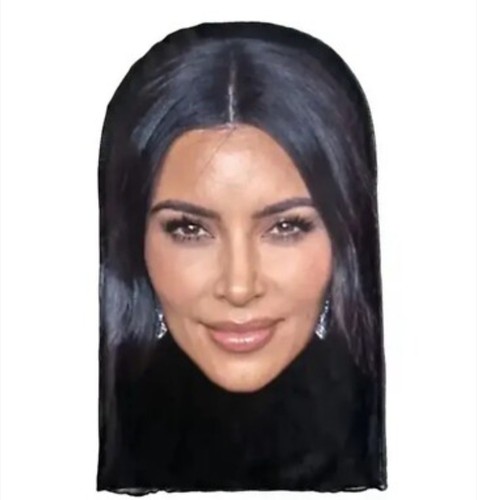 Funny Full Face Mesh Mask Celebrity Famous Face Shiesty Balaclava Kim Kardashian - Picture 4 of 7