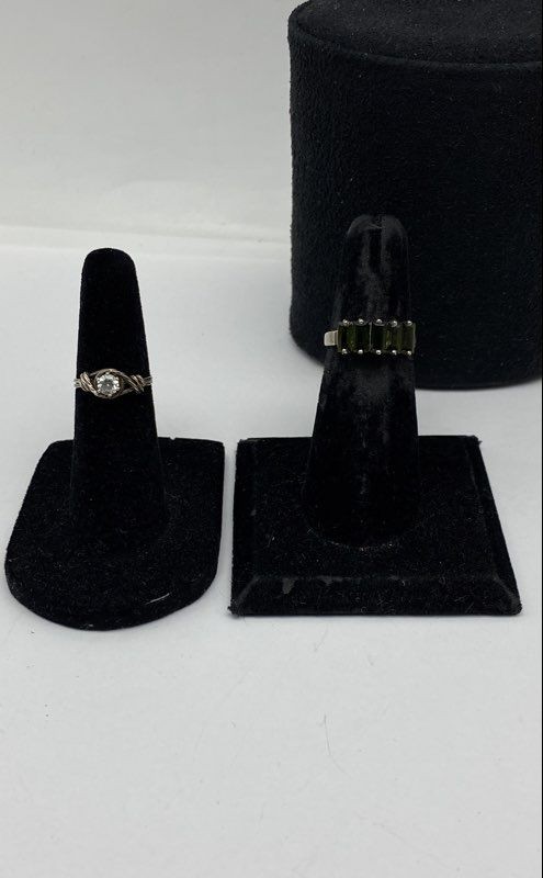 Sterling Silver Assorted Ring Bundle 2pcs 3.5g - image 1