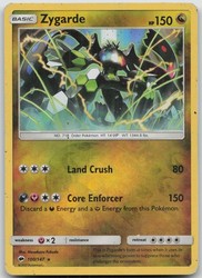 Zygarde 100/147 Burning Shadows Reverse Holo