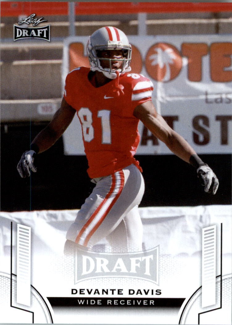 2015 Leaf Draft #68 Devante Davis - FB