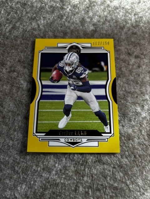 CeeDee Lamb 2021 Panini Legacy Yellow SP /150