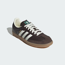 JR0891 adidas Originals Samba OG Dark Brown Off White Gum Men's 