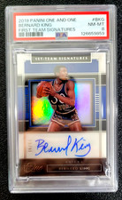 PSA 8 NMMT 2019 BERNARD KING SP /99 ONE AND ONE AUTO FIRST TEAM SIGNATURES G6652