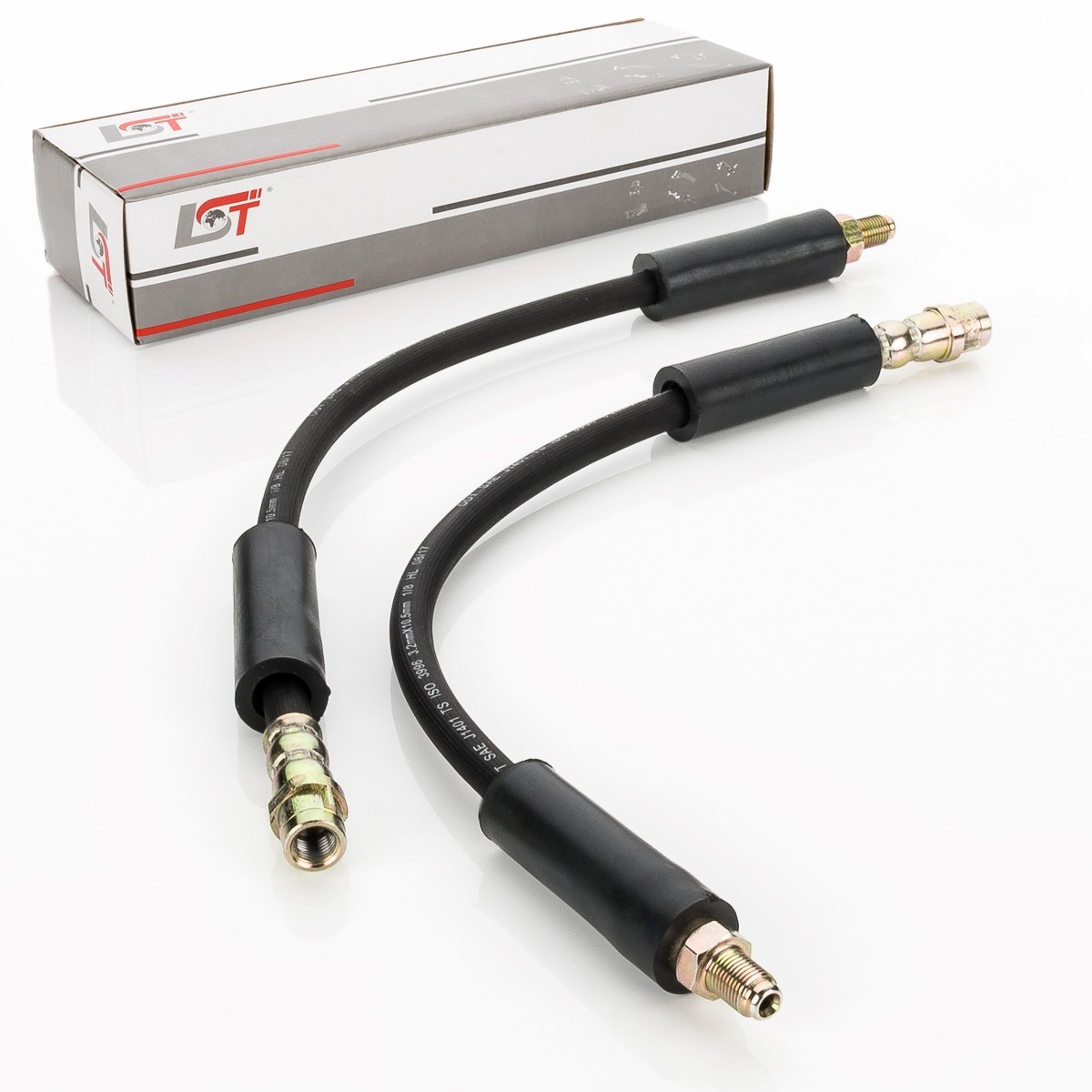 2x Brake Hose Brake Line Front for MERCEDES BENZ E CLASS W211 - 380 mm