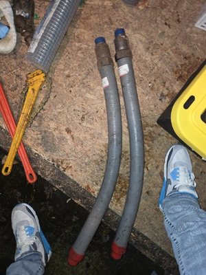 #ad Qty Home Flex 18 440 012 1 1 4quot; MPT X 1 1 4quot; IPS Meter Riser Bent Gas Tube $150.00