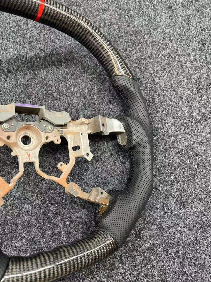 🔥Реальный углеродного волокна кожаный руль для Toyota Tundra Sequoia 1998-2013 - Изображение 4 из 4