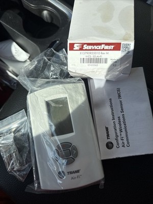 Trane Air-Fi X13790955010 SEN02362 Zone Sensor Wireless Rev M WCS-SD-SB NEW