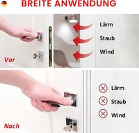TüRdichtung Dichtungsband Selbstklebend,Fensterdichtung HaustüR Dichtung D