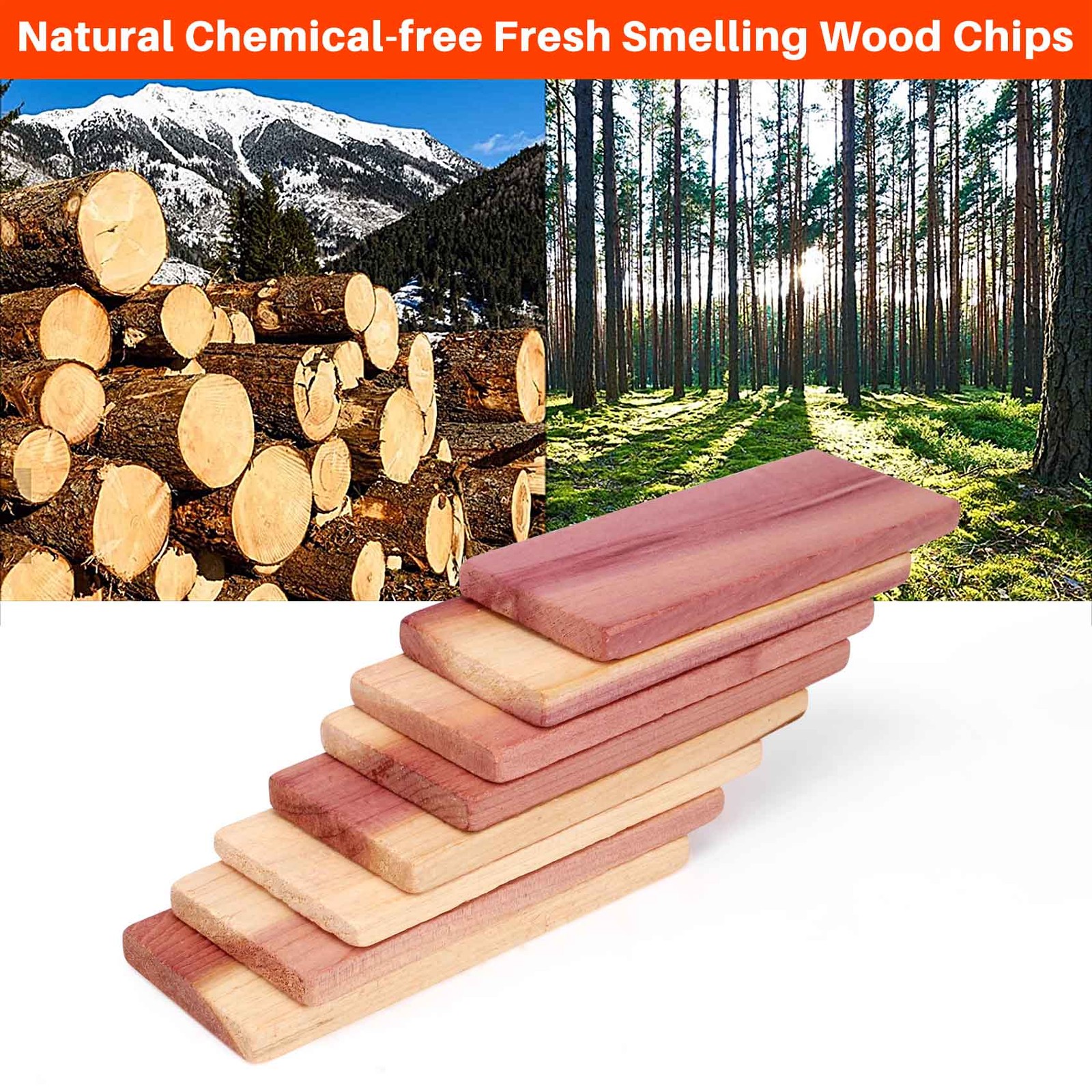 16 Pack Cedar Blocks for Closet,Red Cedar Blocks for Storage, Aromatic3609