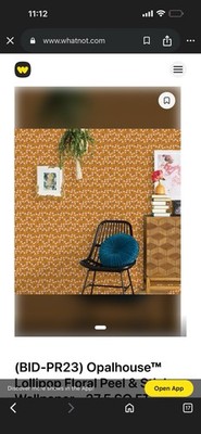Opalhouse Removal Wallpaper 27.5 SQ Ft Roll  Lollipop Floral Wallpaper