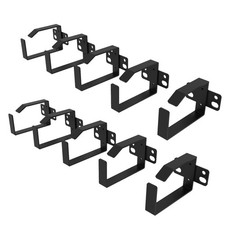 10 Pack Server Rack Cable Management D-Ring Hooks Cord Organizer Ring Set