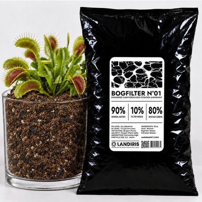 Carnivorous Plant Bog Soil Amendment Biochar Water Filtration Venus Flytrap