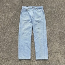 Vintage 90s Levi's 501 Men's Jeans Blue Denim, Button Fly Made in USA