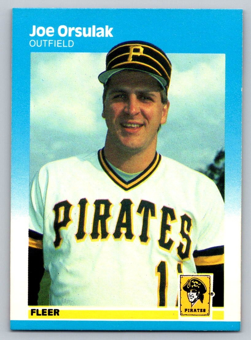 1987 Fleer #615 Joe Orsulak Pittsburgh Pirates