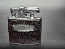 Vintage Ronson Whirlwind lighter, Leather, Circa 1941 to 1956.   B31