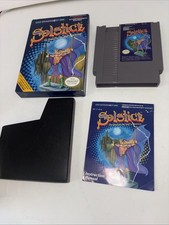 Solstice: The Quest for the Staff of Demnos Nintendo NES CIB Box Manual Tested