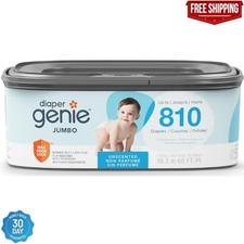 Diaper Genie Jumbo Square Refill 810 Count Odor Locking Technology