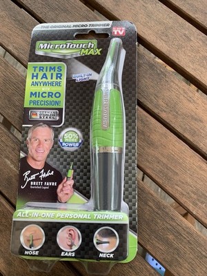 New MicroTouch Titanium MAX Lighted Personal Hair Personal All In One Trimmer.