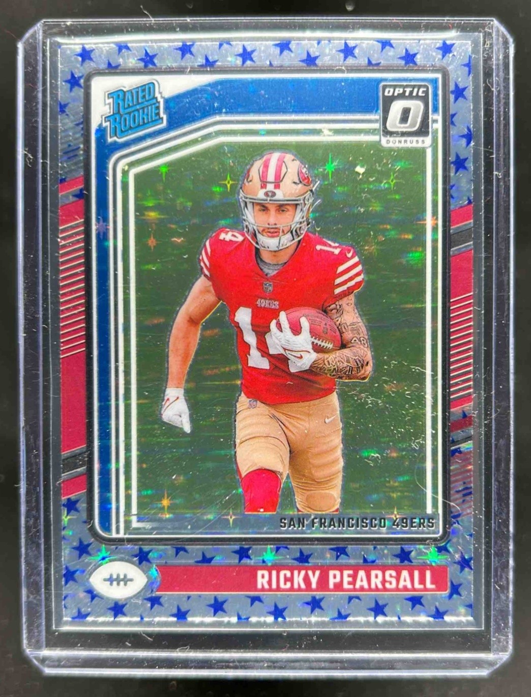 2024 Donruss Optic Ricky Pearsall Stars Rated Rookie #284 49ers