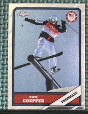 Topps Chrome 2026 Nick Goepper Freeskiing U.S. Olympic Team Insert T86-28 Card