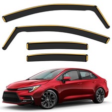 CXZHAZD Shatterproof In-Channel Rain Guards for Toyota Corolla Sedan 2020-2026