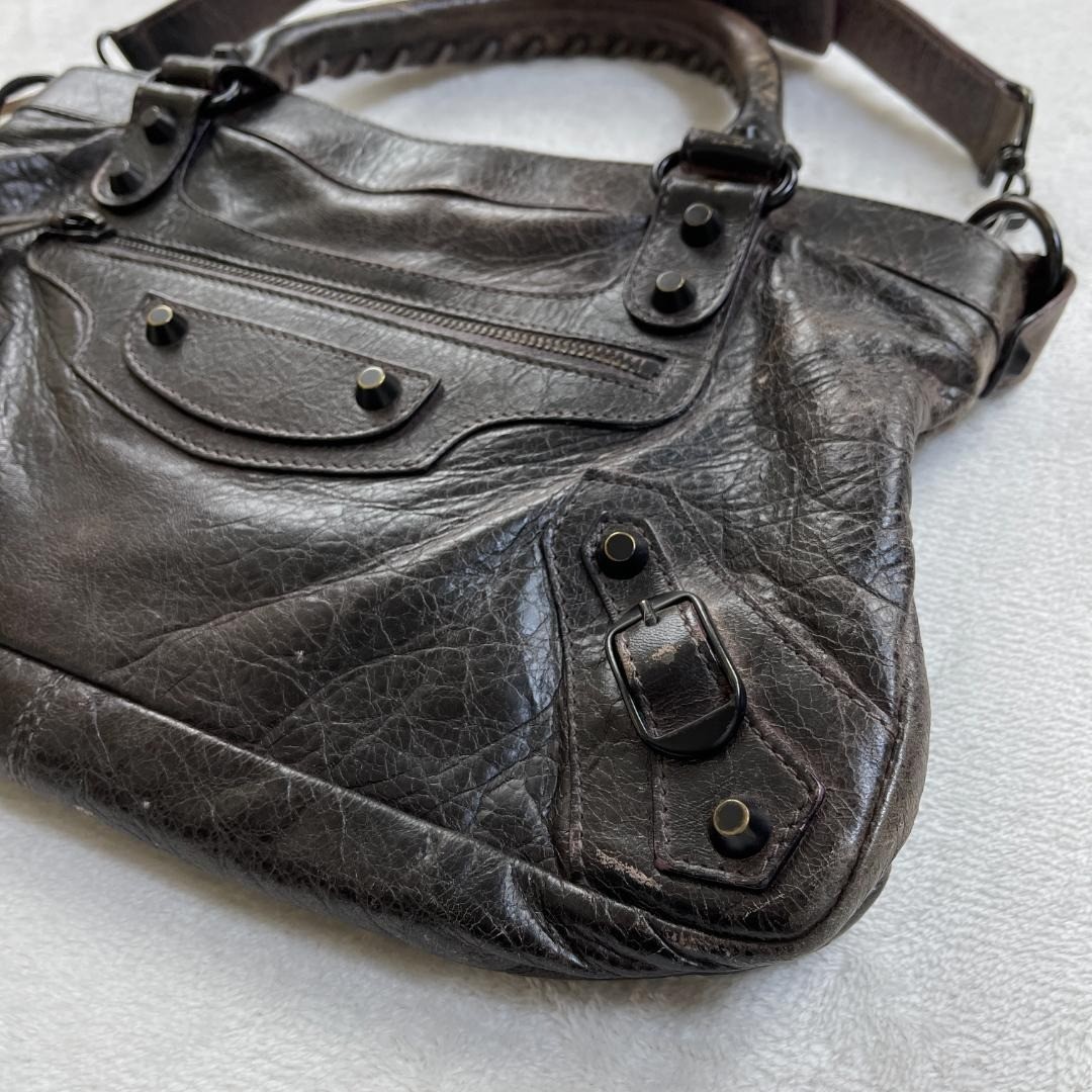 Balenciaga The First Bag Brown Leather 2Way Shoulder Handbag thumbnail 4