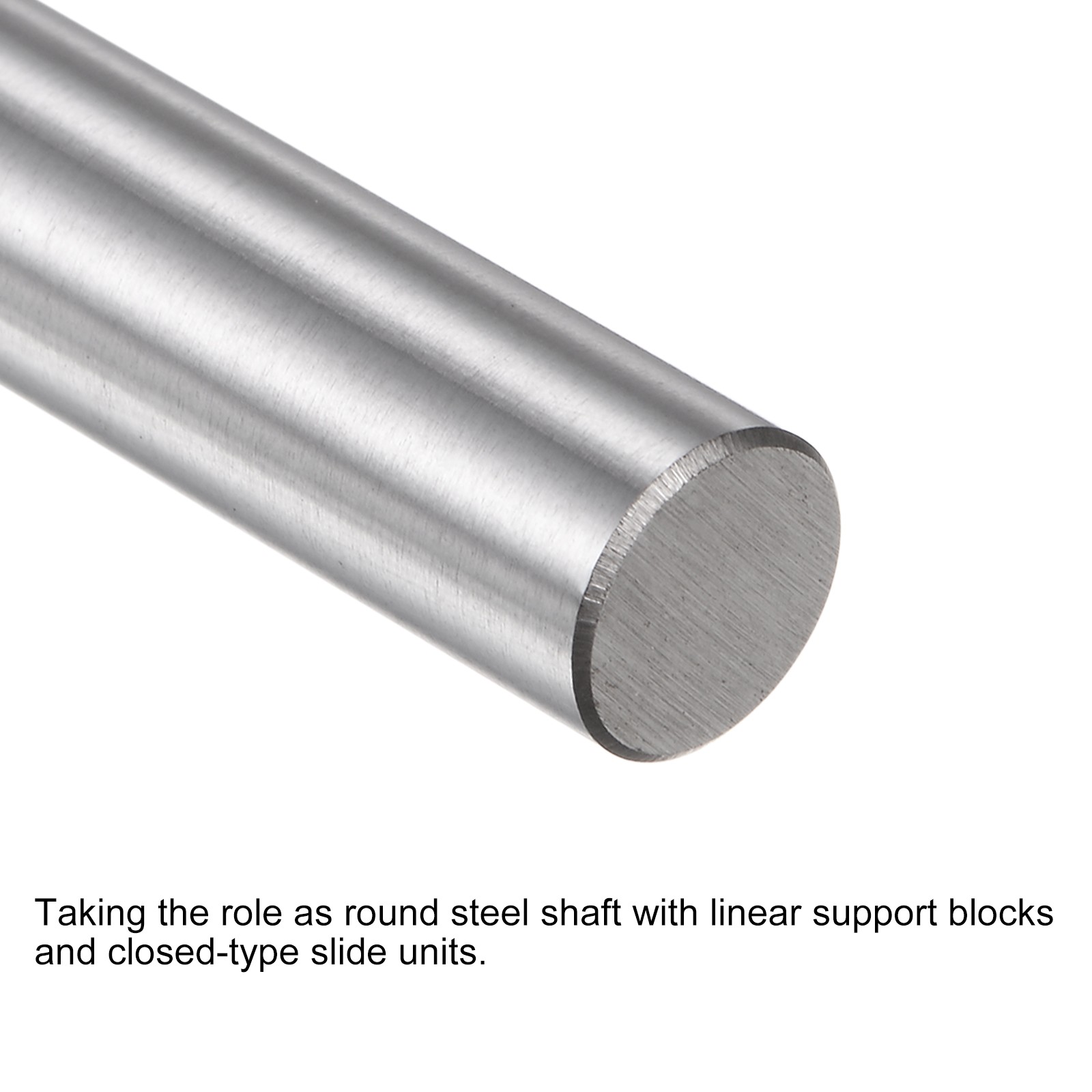 2PCS Linear Motion Rod Shaft Guide CNC Machine, Metric H8 Tolerance 12mm x 300mm