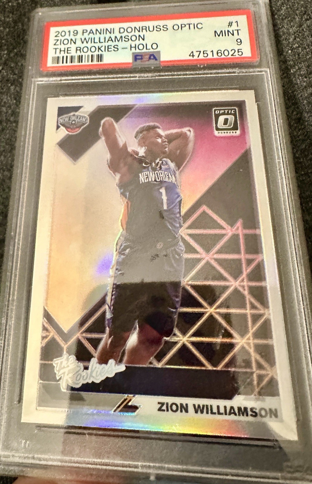 2019-20 Panini Donruss Optic - The Rookies Zion Williamson #1 Holo Prizm (RC)