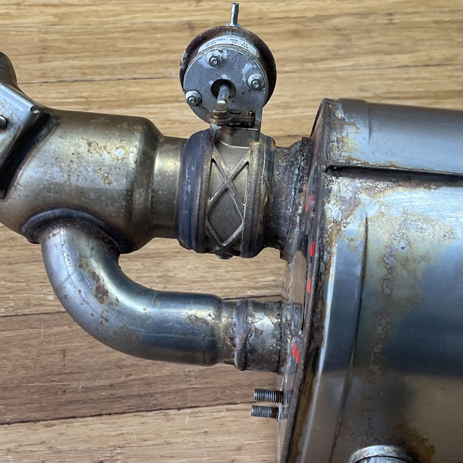 2015-2018 Ferrari California T Rear Left Exhaust Muffler Silencer OEM *NOTE*